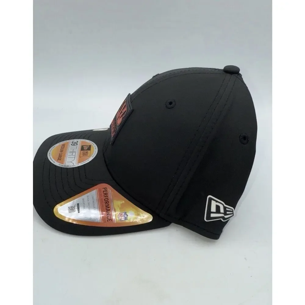 Men's New Era Black Cincinnati Bengals 2025 Sideline 39THIRTY Flex Hat Size M/L